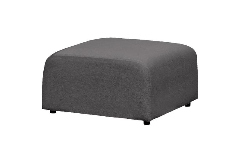 Fotpall Falsterbo Mörkgrå, Bouclé - Mörkgrå, Bouclé - Möbler - Vardagsrum - Stolar & sittmöbler - Pallar - Fotpall