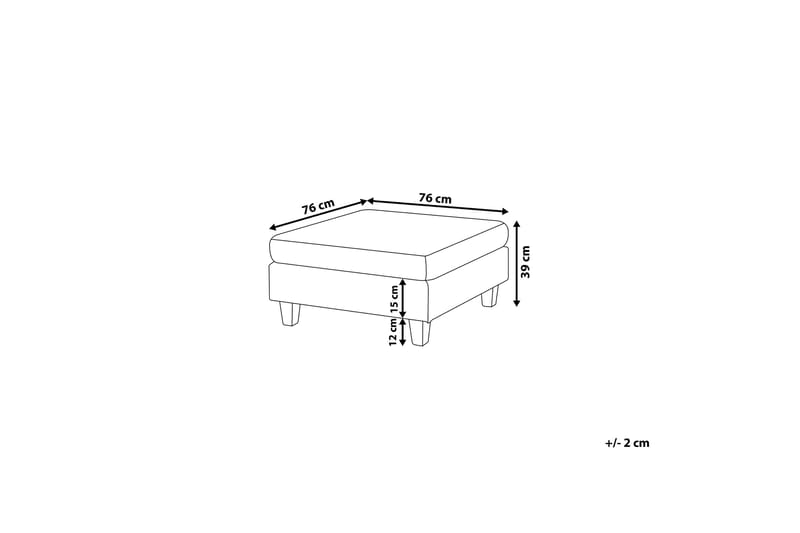 FEVIK Fotpall 76|76 cm - Möbler - Vardagsrum - Stolar & sittmöbler - Pallar - Fotpall
