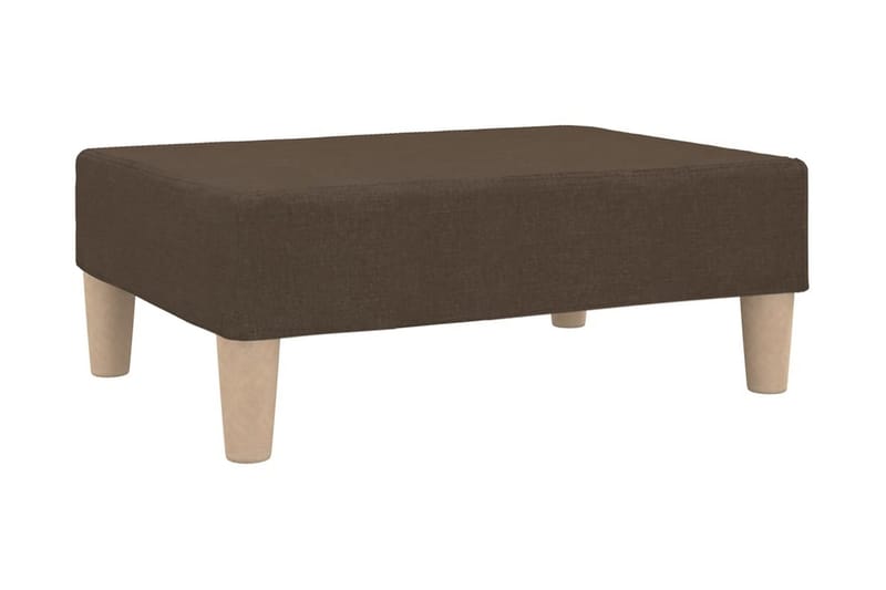 Fotpall brun 78x56x32 cm tyg - Brun - Möbler - Vardagsrum - Stolar & sittmöbler - Pallar - Fotpall
