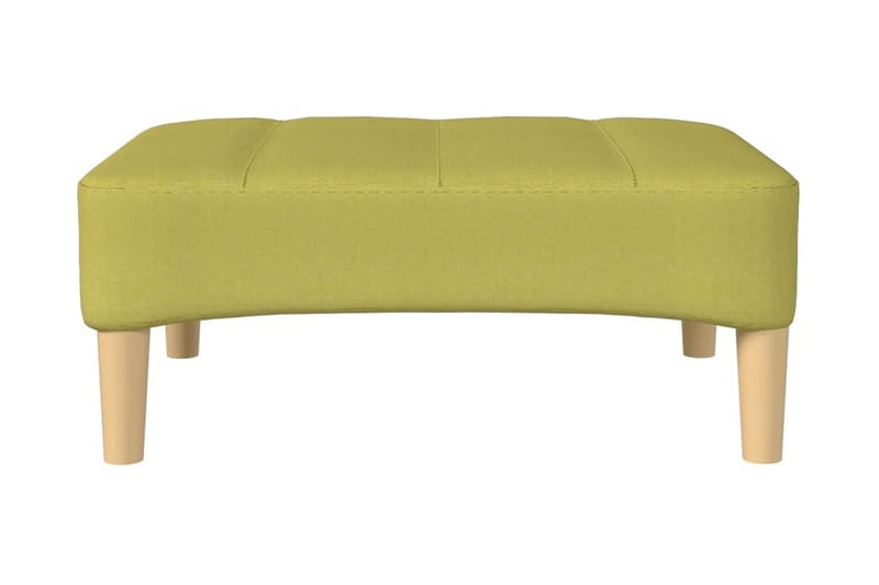 Fotpall grön 78x56x32 cm tyg - Grön - Möbler - Vardagsrum - Stolar & sittmöbler - Pallar - Fotpall
