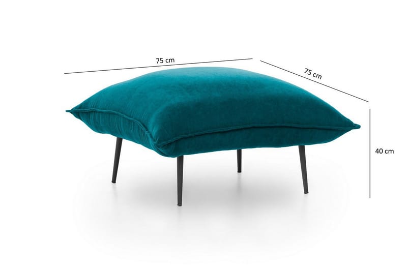 Fotpall - Grön - Möbler - Vardagsrum - Stolar & sittmöbler - Pallar - Fotpall