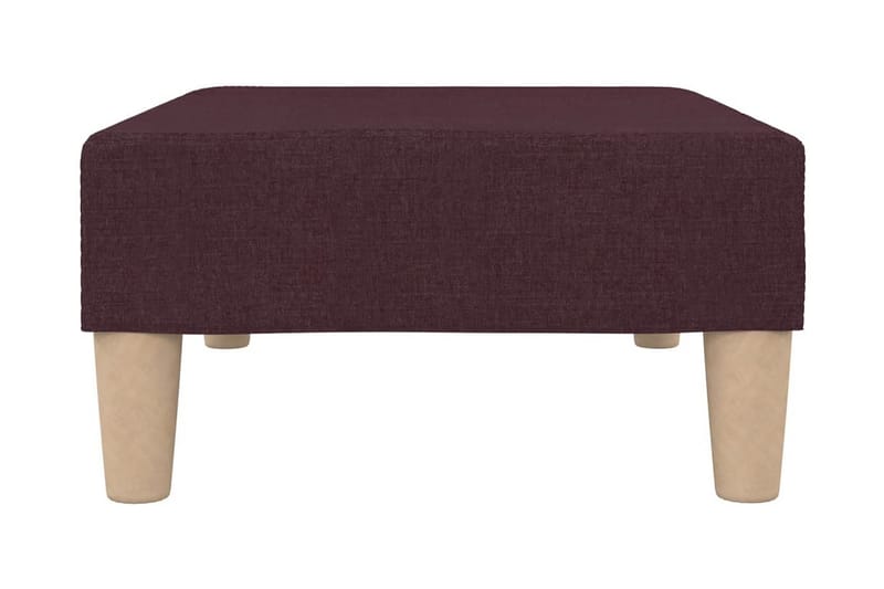 Fotpall lila 78x56x32 cm tyg - Lila - Möbler - Vardagsrum - Stolar & sittmöbler - Pallar - Fotpall