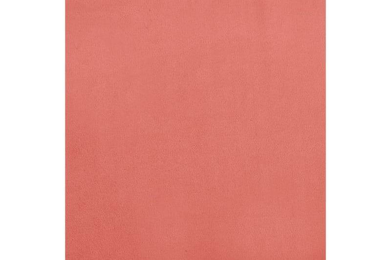 Fotpall rosa 78x56x32 cm sammet - Rosa - Möbler - Vardagsrum - Stolar & sittmöbler - Pallar - Fotpall