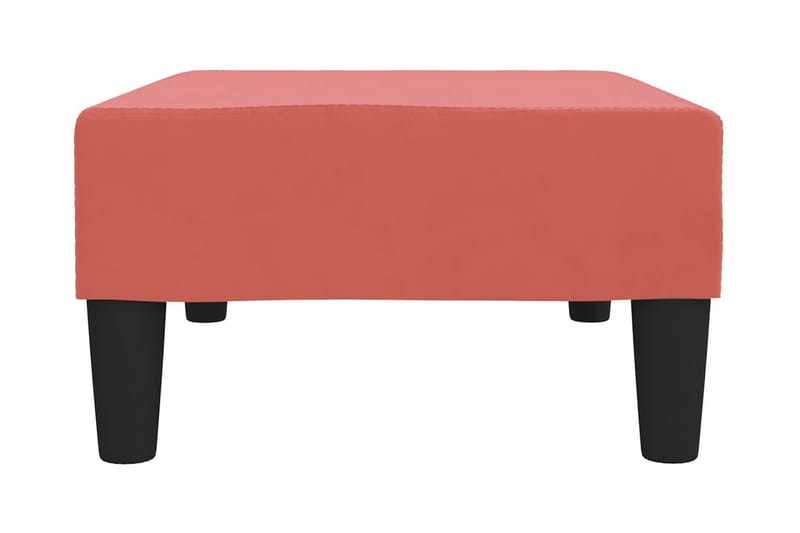 Fotpall rosa 78x56x32 cm sammet - Rosa - Möbler - Vardagsrum - Stolar & sittmöbler - Pallar - Fotpall