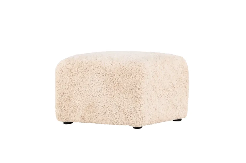 Frankie Fotpall - Beige - Möbler - Vardagsrum - Stolar & sittmöbler - Pallar - Fotpall