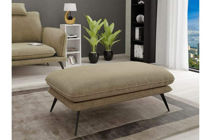 Graystone Fotpall 65 cm beige - Möbler - Vardagsrum - Stolar & sittmöbler - Pallar - Fotpall