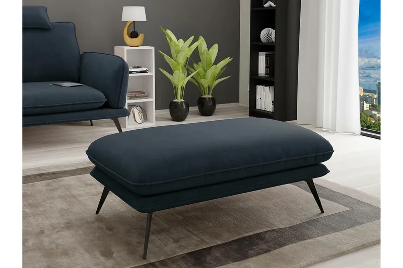 Graystone Fotpall 65 cm Black - Möbler - Vardagsrum - Stolar & sittmöbler - Pallar - Fotpall