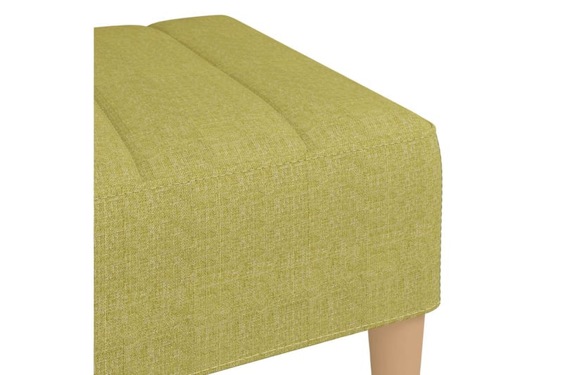 Fotpall grön 78x56x32 cm tyg - Grön - Möbler - Vardagsrum - Stolar & sittmöbler - Pallar - Fotpall