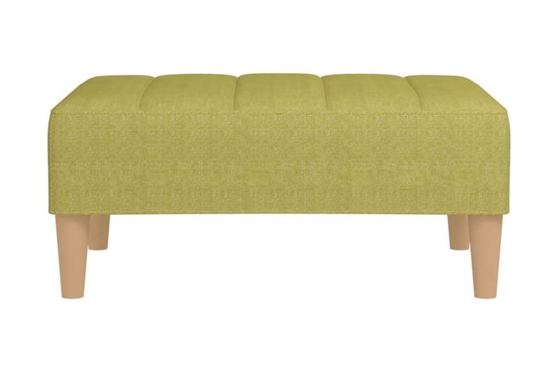 Fotpall grön 78x56x32 cm tyg - Grön - Möbler - Vardagsrum - Stolar & sittmöbler - Pallar - Fotpall