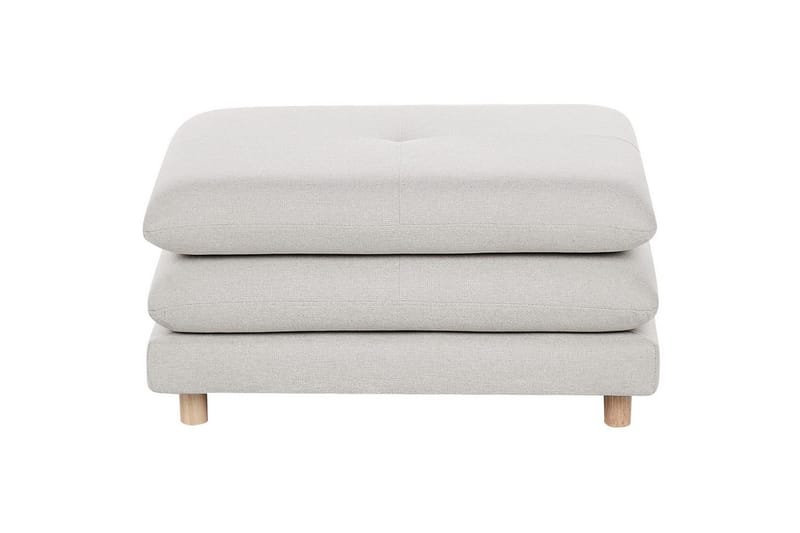 Fotpall Heden Beige/ljust trä - Beige/ljust trä - Möbler - Vardagsrum - Stolar & sittmöbler - Pallar - Fotpall