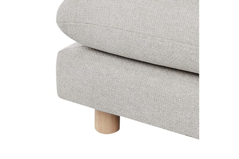 Fotpall Heden Beige/ljust trä - Beige/ljust trä - Möbler - Vardagsrum - Stolar & sittmöbler - Pallar - Fotpall
