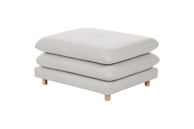 Fotpall Heden Beige/ljust trä - Beige/ljust trä - Möbler - Vardagsrum - Stolar & sittmöbler - Pallar - Fotpall