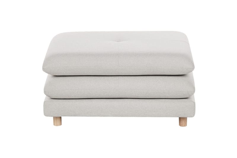 Fotpall Heden Beige/ljust trä - Beige/ljust trä - Möbler - Vardagsrum - Stolar & sittmöbler - Pallar - Fotpall