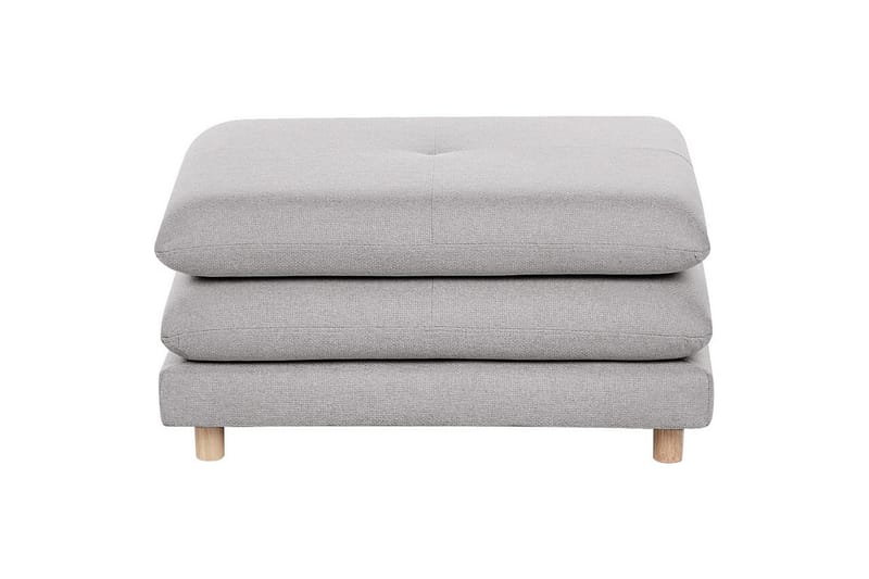 Fotpall Heden Grå/ljust trä - Grå/ljust trä - Möbler - Vardagsrum - Stolar & sittmöbler - Pallar - Fotpall