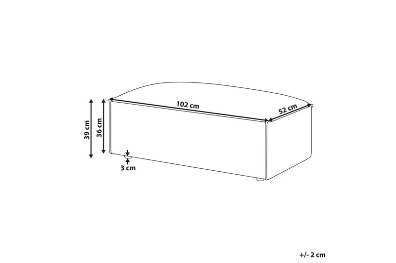 Fotpall Hellnar Beige - Beige - Möbler - Vardagsrum - Stolar & sittmöbler - Pallar - Fotpall
