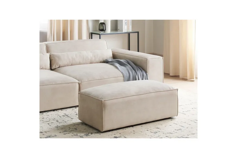 Fotpall Hellnar Beige - Beige - Möbler - Vardagsrum - Stolar & sittmöbler - Pallar - Fotpall