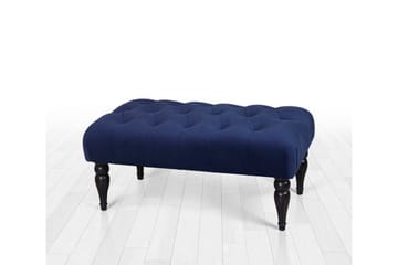 Hodgenville Fotpall 92 cm Rektangulär - Marinblå - Möbler - Vardagsrum - Stolar & sittmöbler - Pallar - Fotpall