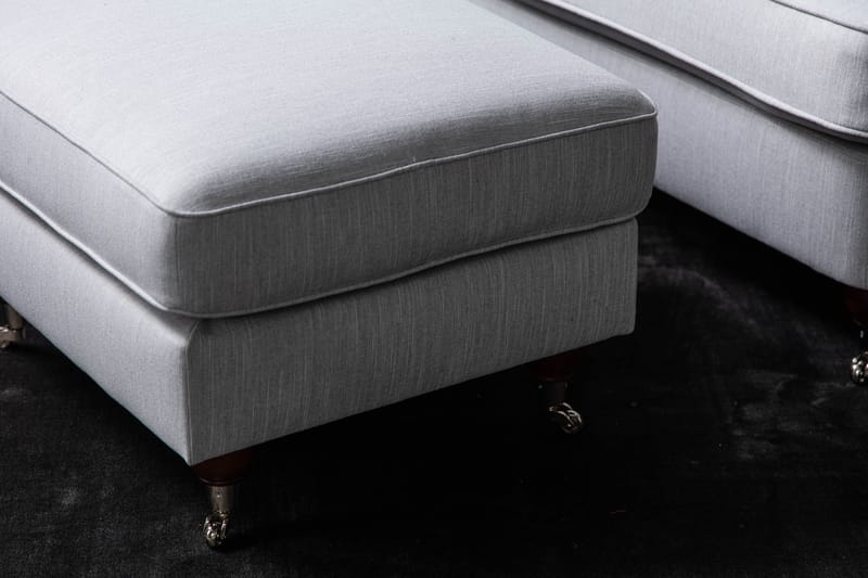 Howard Riviera Fotpall - Linnegrå - Möbler - Vardagsrum - Stolar & sittmöbler - Pallar - Fotpall