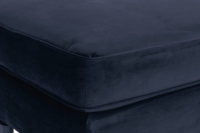 Howard Riviera Fotpall Sammet - Midnattsblå - Möbler - Vardagsrum - Stolar & sittmöbler - Pallar - Fotpall