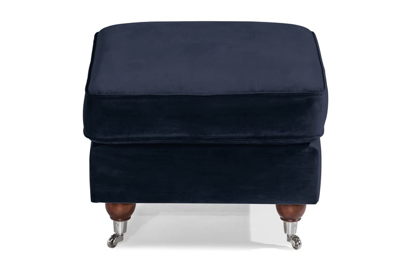 Howard Riviera Fotpall Sammet - Midnattsblå - Möbler - Vardagsrum - Stolar & sittmöbler - Pallar - Fotpall
