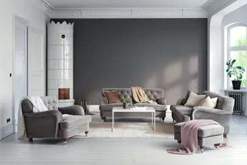 Howard Riviera Fotpall - Silvergrå - Möbler - Vardagsrum - Stolar & sittmöbler - Pallar - Fotpall