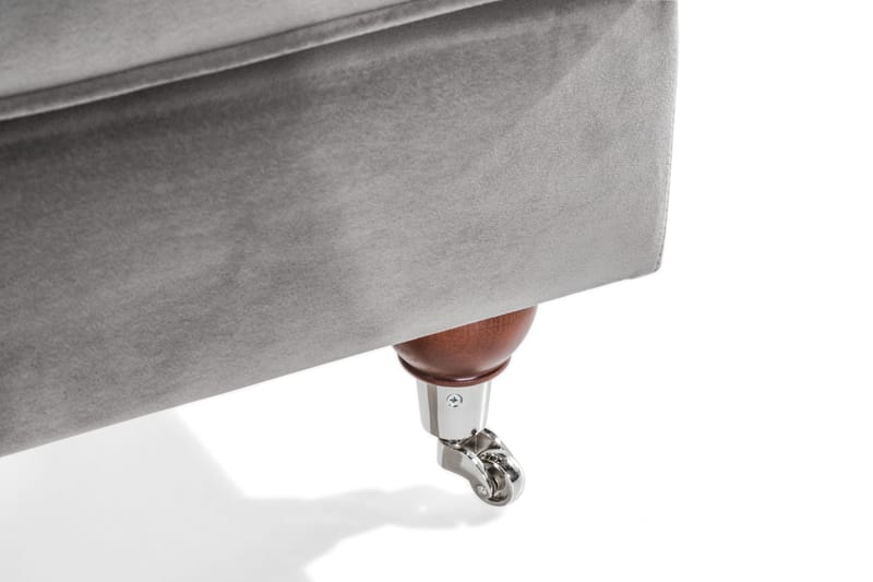 Howard Riviera Fotpall - Silvergrå - Möbler - Vardagsrum - Stolar & sittmöbler - Pallar - Fotpall