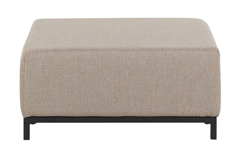 Hughen Fotpall - Beige/Svart - Möbler - Vardagsrum - Stolar & sittmöbler - Pallar - Fotpall