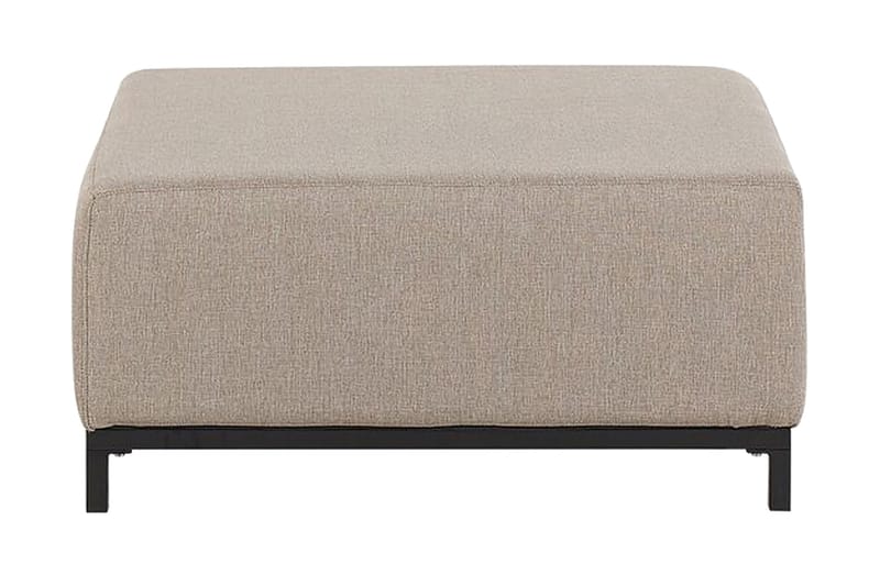 HUGHEN Fotpall Beige/Svart - Möbler - Vardagsrum - Stolar & sittmöbler - Pallar - Fotpall