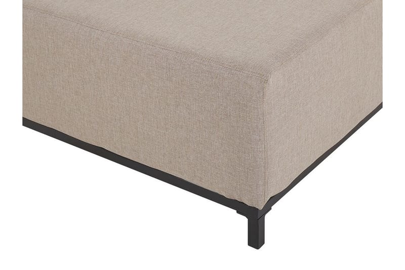 HUGHEN Fotpall Beige/Svart - Möbler - Vardagsrum - Stolar & sittmöbler - Pallar - Fotpall