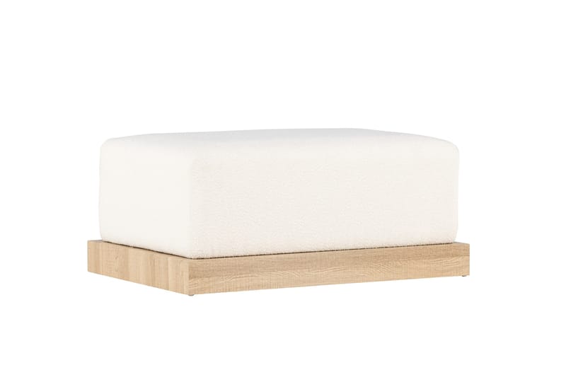 Ivy Fotpall - Vit - Möbler - Vardagsrum - Stolar & sittmöbler - Pallar - Fotpall