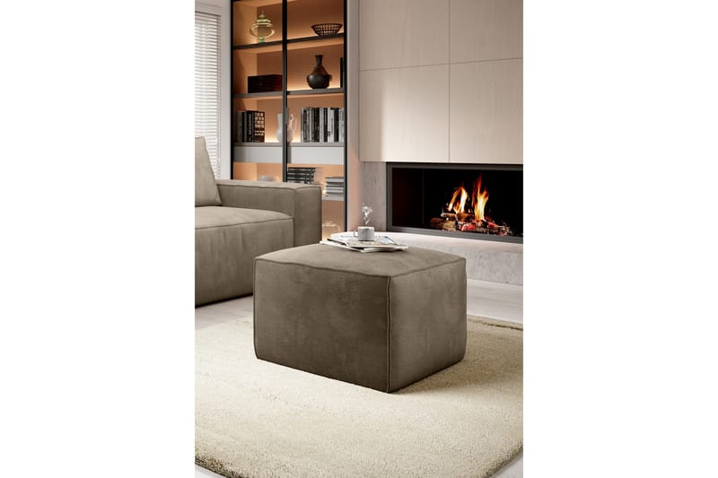 Kamli Fotpall - Beige - Möbler - Vardagsrum - Stolar & sittmöbler - Pallar - Fotpall