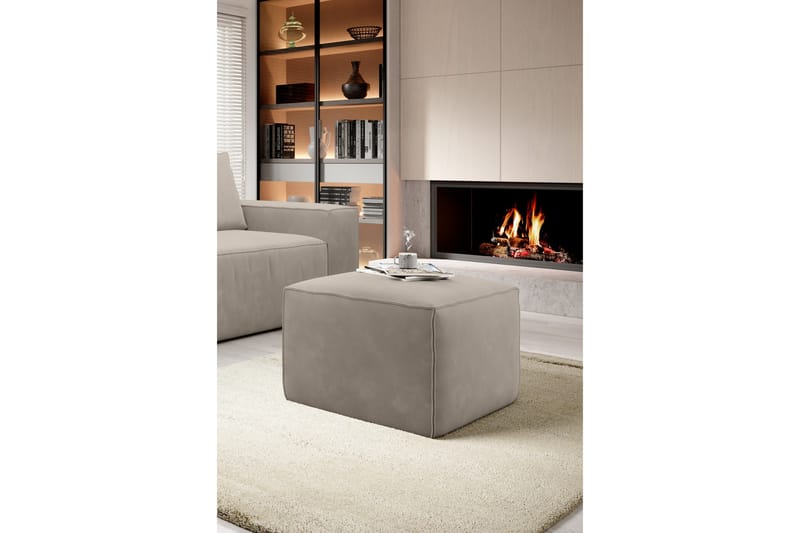 Kamli Fotpall - Beige - Möbler - Vardagsrum - Stolar & sittmöbler - Pallar - Fotpall