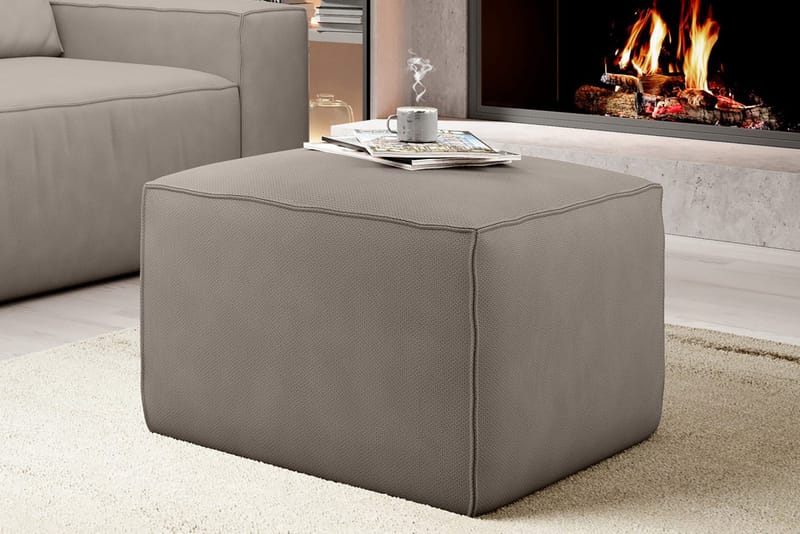 Kamli Fotpall - Beige - Möbler - Vardagsrum - Stolar & sittmöbler - Pallar - Fotpall