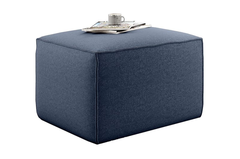 Kamli Fotpall - Blå - Möbler - Vardagsrum - Stolar & sittmöbler - Pallar - Fotpall