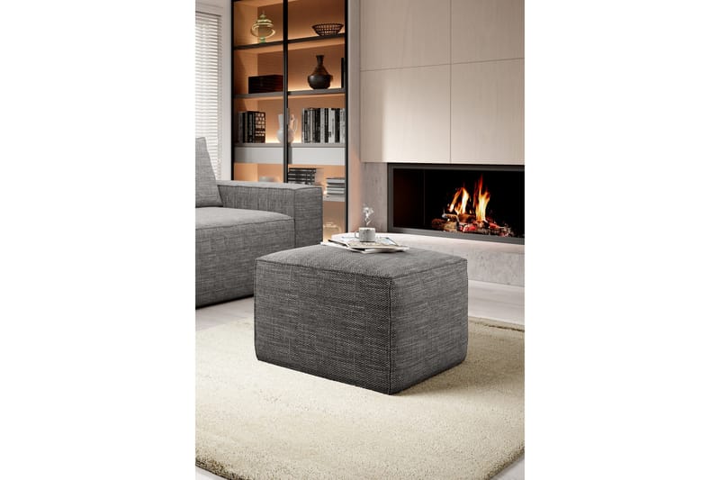 Kamli Fotpall - Grå - Möbler - Vardagsrum - Stolar & sittmöbler - Pallar - Fotpall