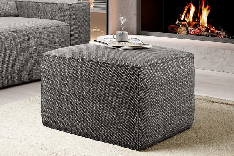 Kamli Fotpall - Grå - Möbler - Vardagsrum - Stolar & sittmöbler - Pallar - Fotpall