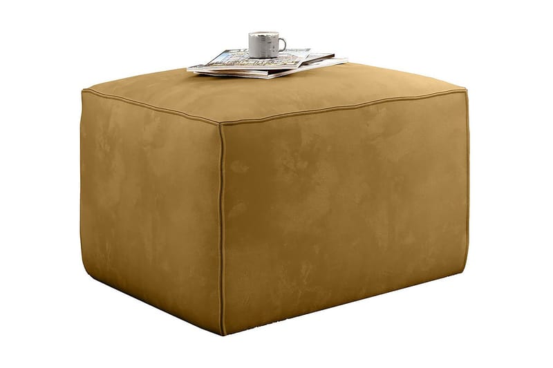 Kamli Fotpall - Gul - Möbler - Vardagsrum - Stolar & sittmöbler - Pallar - Fotpall