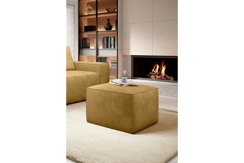 Kamli Fotpall - Gul - Möbler - Vardagsrum - Stolar & sittmöbler - Pallar - Fotpall