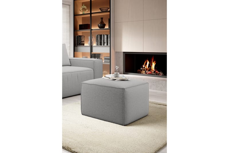 Kamli Fotpall - Ljusgrå - Möbler - Vardagsrum - Stolar & sittmöbler - Pallar - Fotpall