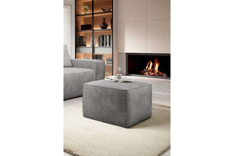 Kamli Fotpall - Ljusgrå - Möbler - Vardagsrum - Stolar & sittmöbler - Pallar - Fotpall