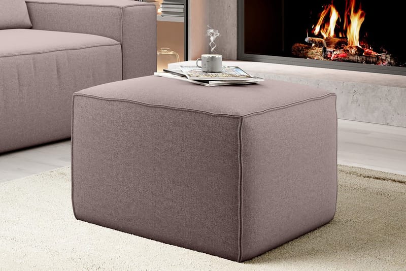 Kamli Fotpall - Ljusrosa - Möbler - Vardagsrum - Stolar & sittmöbler - Pallar - Fotpall