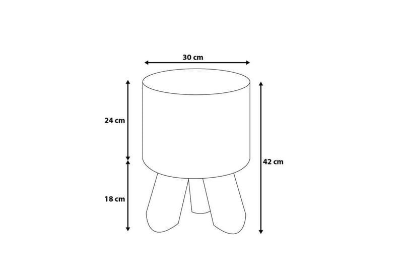 KENT Fotpall 50|50 cm - Möbler - Vardagsrum - Stolar & sittmöbler - Pallar - Fotpall
