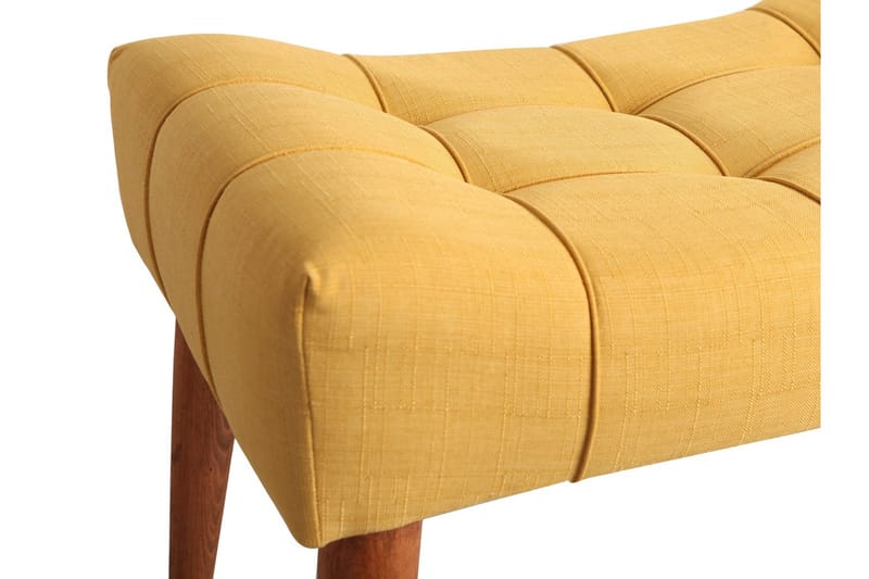 Khyair Fotpall - Gul - Möbler - Vardagsrum - Stolar & sittmöbler - Pallar - Fotpall