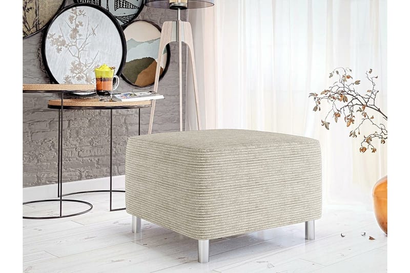 Kintore Fotpall 56 cm beige - Möbler - Vardagsrum - Stolar & sittmöbler - Pallar - Fotpall