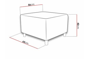 Kintore Fotpall 56 cm Mörkblå - Möbler - Vardagsrum - Stolar & sittmöbler - Pallar - Fotpall