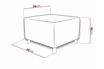 Kintore Fotpall 56 cm - Möbler - Vardagsrum - Stolar & sittmöbler - Pallar - Fotpall
