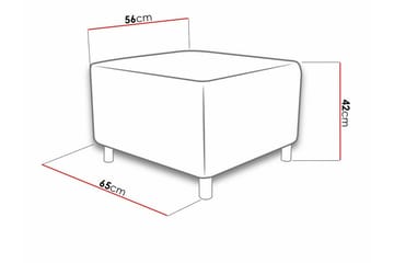 Kintore Fotpall 56 cm - Möbler - Vardagsrum - Stolar & sittmöbler - Pallar - Fotpall