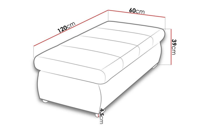 Kintore Fotpall 60 cm - Möbler - Vardagsrum - Stolar & sittmöbler - Pallar - Fotpall
