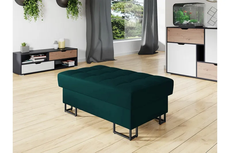 Kintore Fotpall 67 cm Dark green - Möbler - Vardagsrum - Stolar & sittmöbler - Pallar - Fotpall