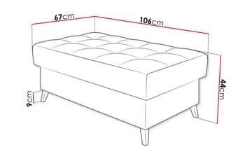 Kintore Fotpall 67 cm - Möbler - Vardagsrum - Stolar & sittmöbler - Pallar - Fotpall